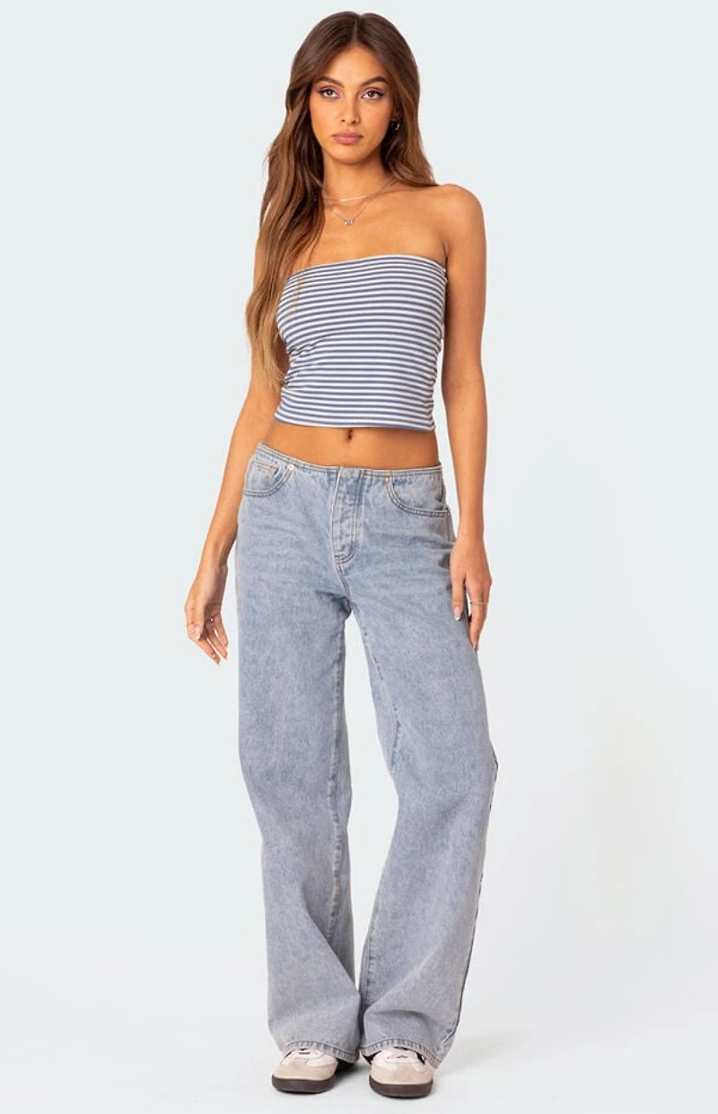 Edikted Lilah Striped Tube Top