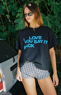 LONELY GHOST Black Ways To Say I Love You T-Shirt