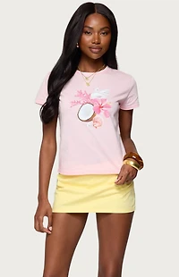 Edikted Oceans Calling Coastal T-Shirt