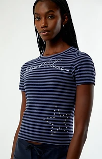 Your Favorite Sweet Sunset Striped Skimmer T-Shirt