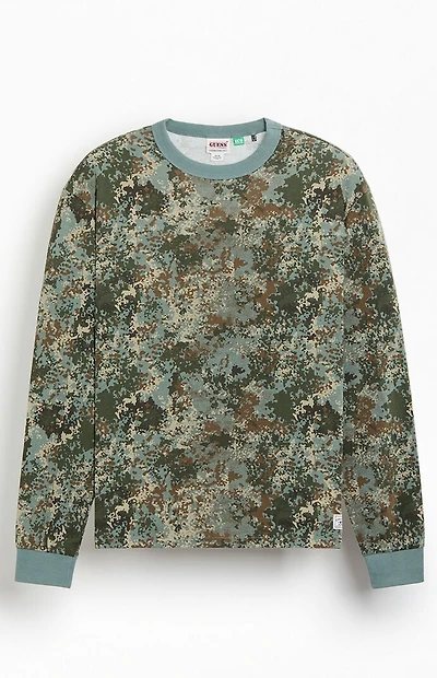 GUESS Originals Camo Long Sleeve T-Shirt