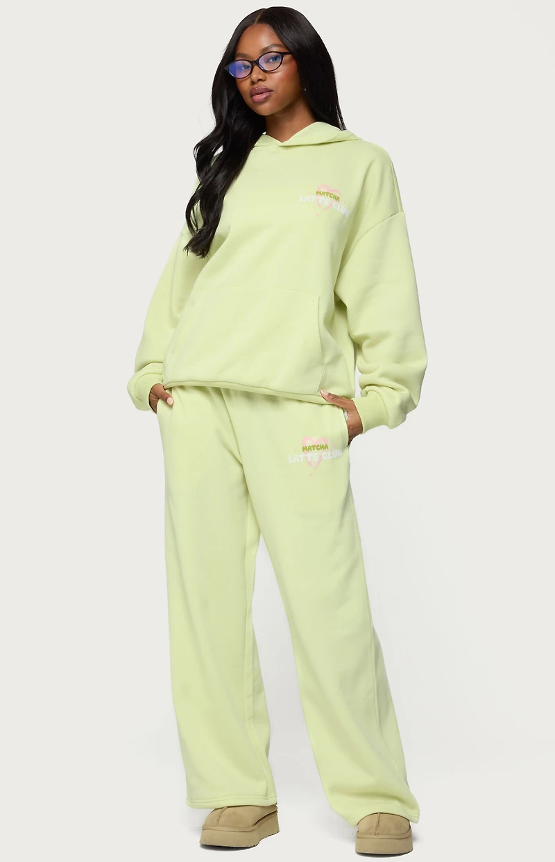 Edikted Matcha Lover Oversized Hoodie