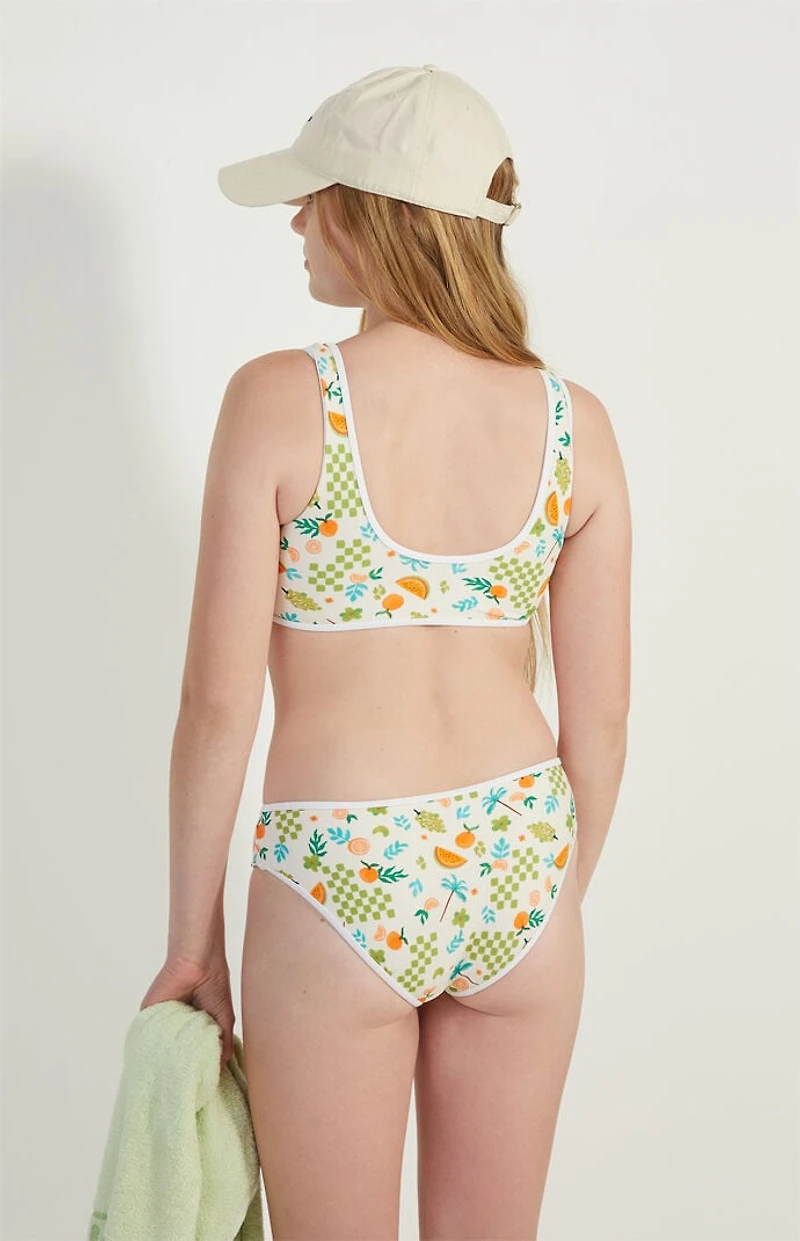 Pacsun Kids Fruit Cropped Bikini Top & Bottom Set