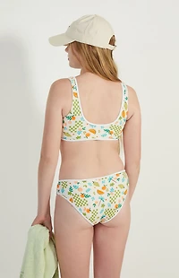 Pacsun Kids Fruit Cropped Bikini Top & Bottom Set