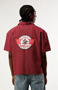 Budweiser by Pacsun Stamp Logo Woven Shirt