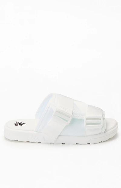 Kappa White Authentic Bastian 1 Slide Sandals