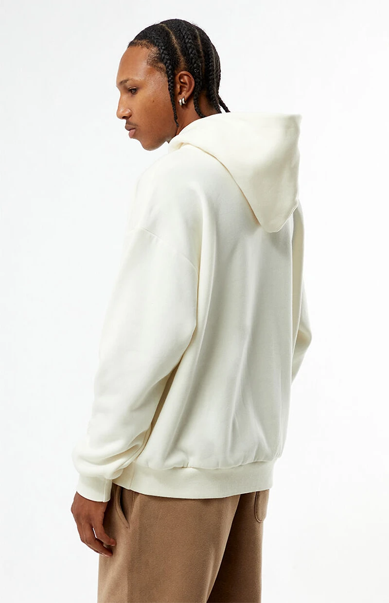 Pacsun Cream Solid Hoodie