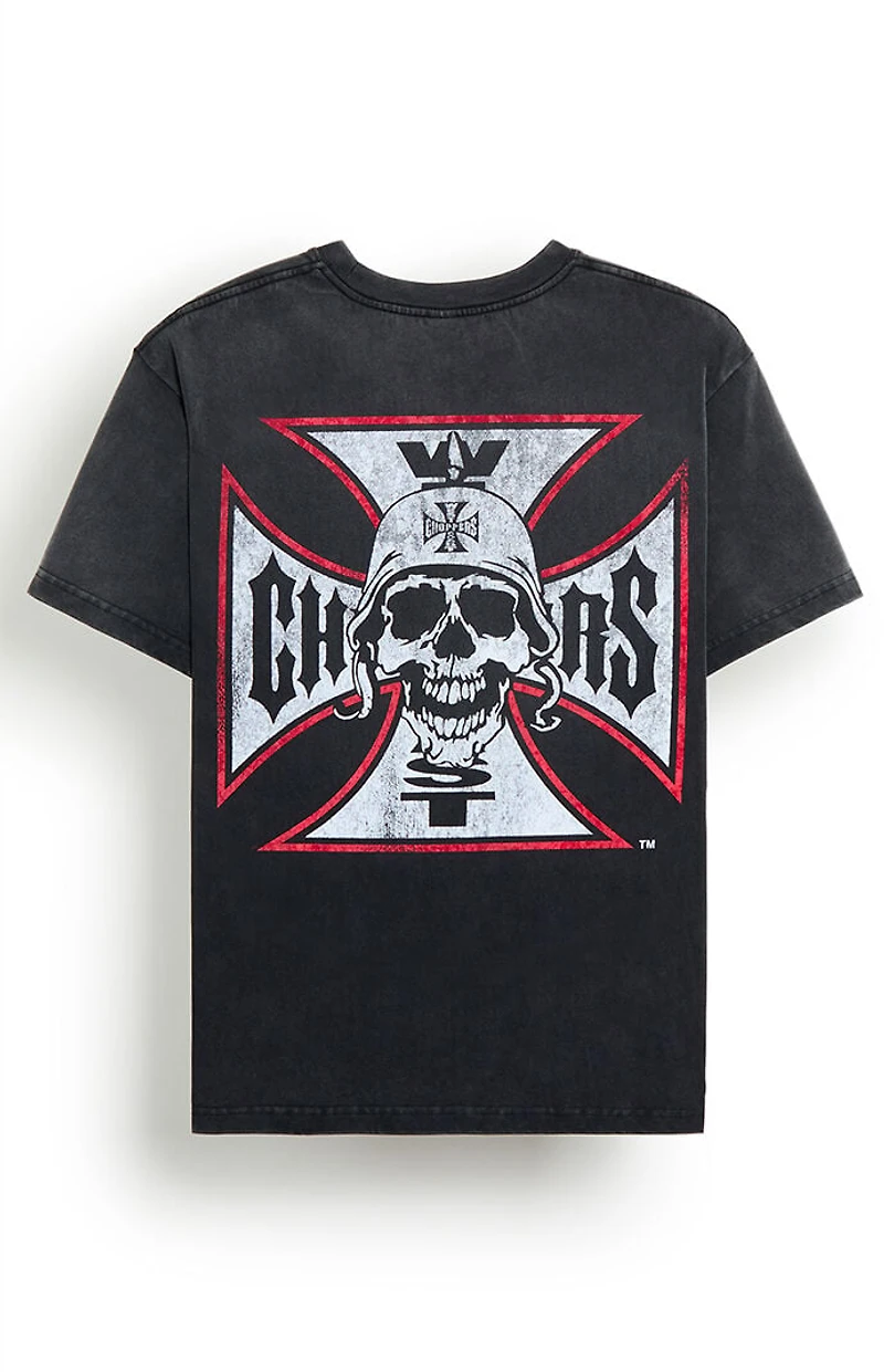 West Coast Choppers Skeleton Cross T-Shirt