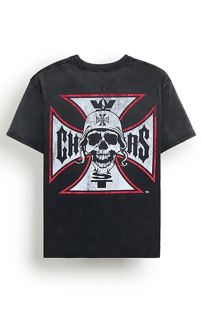 West Coast Choppers Skeleton Cross T-Shirt