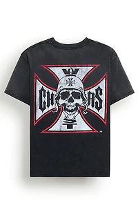 West Coast Choppers Skeleton Cross T-Shirt