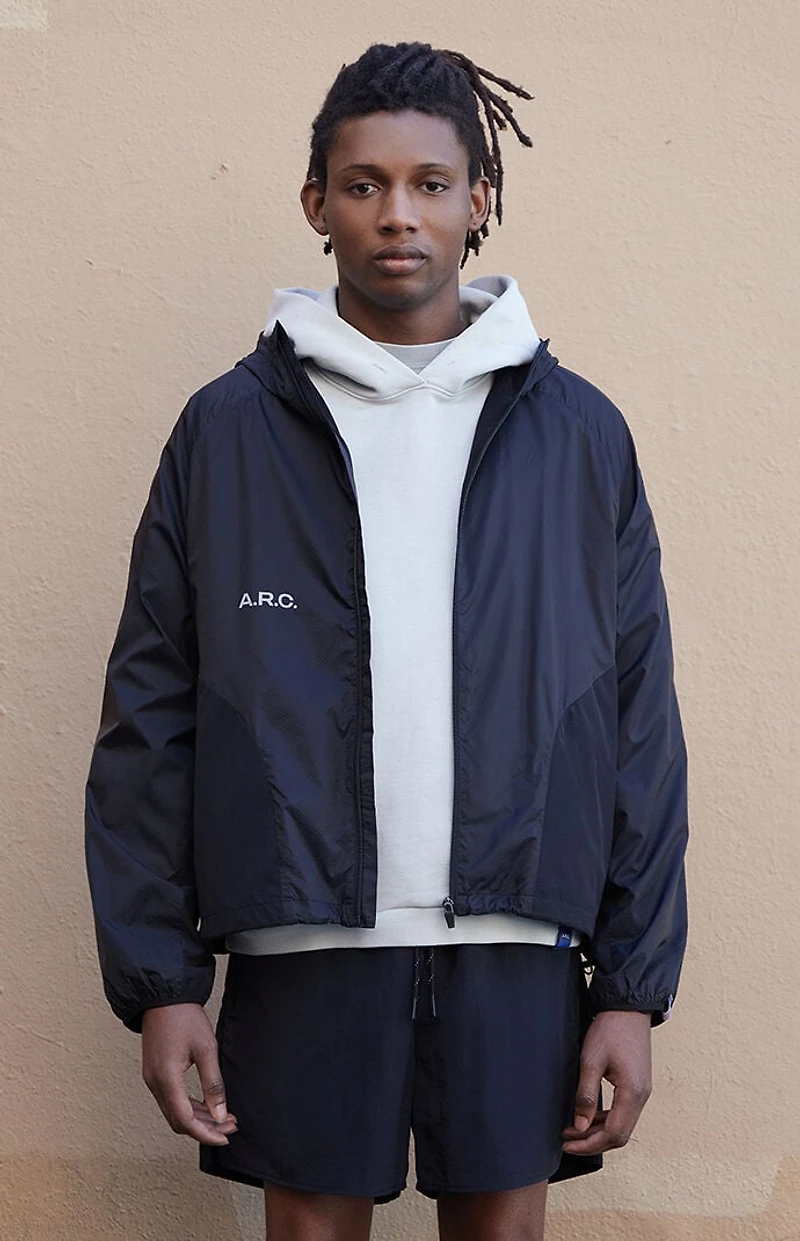 A.R.C. Active Black Performance Hooded Jacket