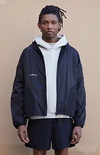 A.R.C. Active Black Performance Hooded Jacket