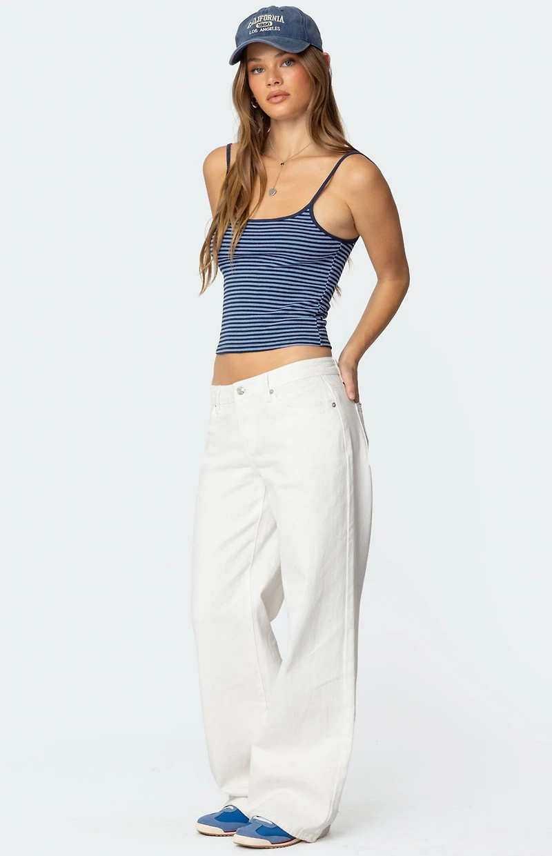 Edikted Miller Striped Tank Top