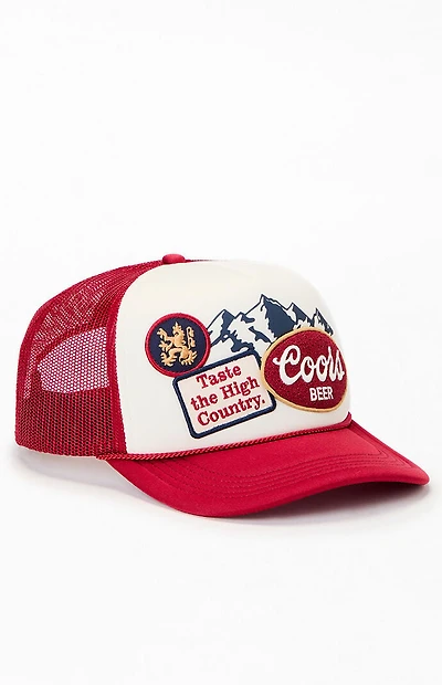 American Needle Coors Taste The High Country Foam Trucker Hat