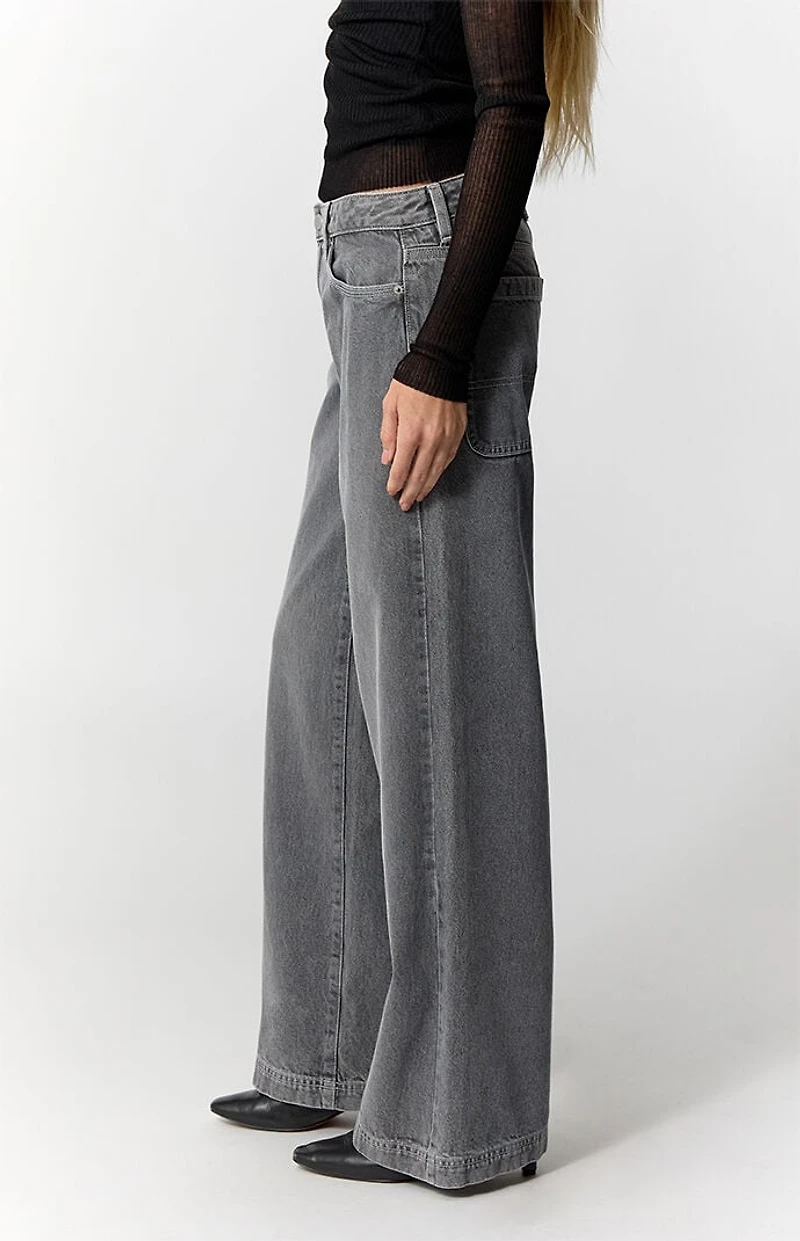 Pacsun Casey Low Rise Baggy Jeans Gray