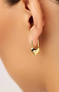 Ana Luisa Cameron Heart Earrings