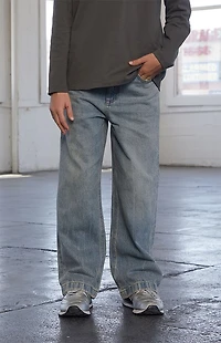 Pacsun Kids Baggy Jeans Indigo Tint