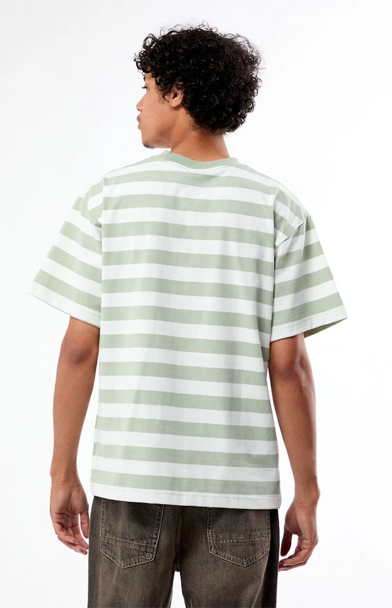 Pacsun Sage Striped T-Shirt