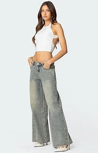 Edikted Caity Backless High Neck Top