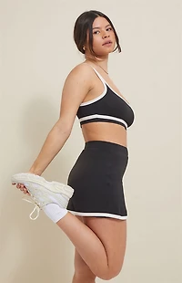 PAC 1980 WHISPER Active Black Double Strap Sports Bra