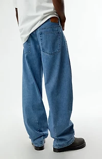 FORD Zigzag Stitch Baggy Barrel Jeans