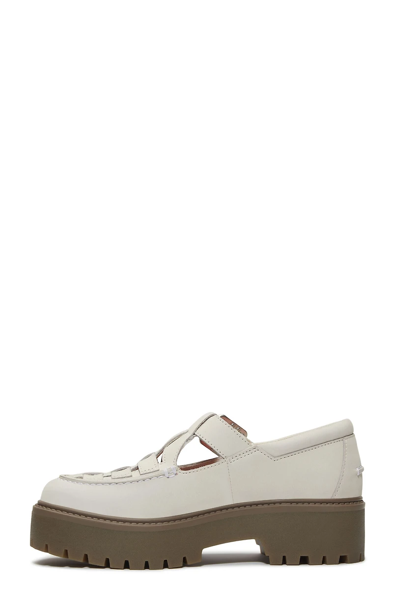 Timberland Women's Natural Nubuck Stone Street Buckle Mary Jane Shoes