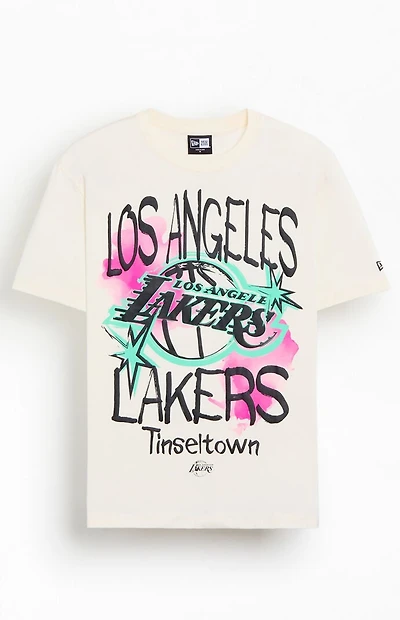 New Era LA Lakers Watercolor T-Shirt