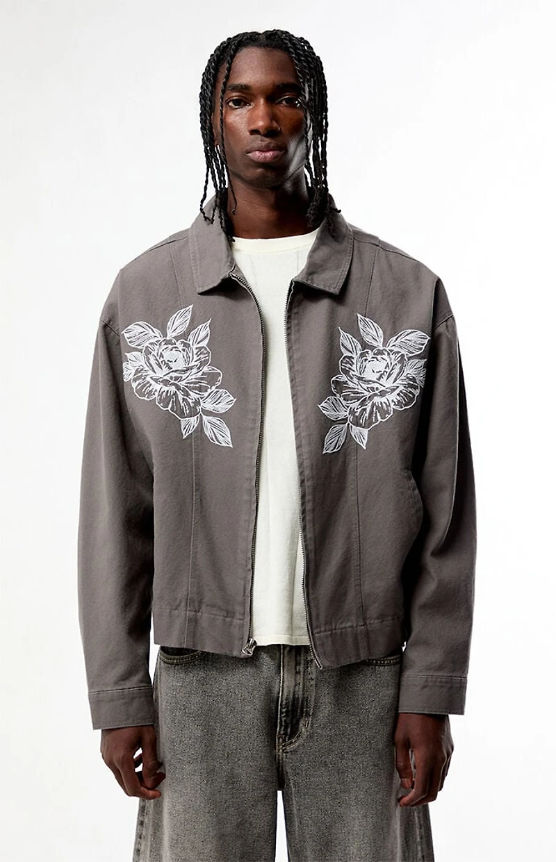 Pacsun Roses Gas Jacket