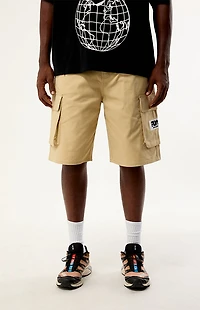 PLAY PALM ANGELS Graffiti Logo Relaxed Cargo Shorts
