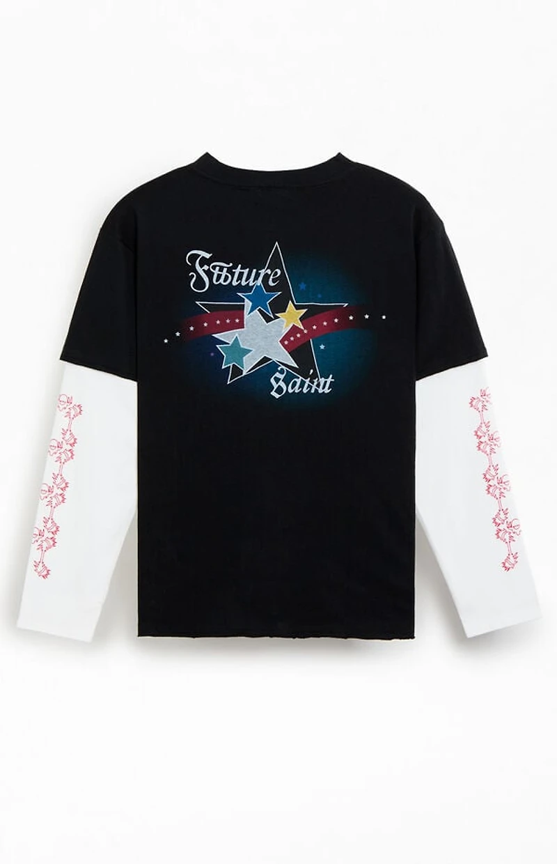 FUTURE SAINT Collision 2fer Long Sleeve T-Shirt