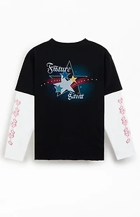 FUTURE SAINT Collision 2fer Long Sleeve T-Shirt