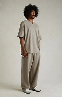 Fear of God ESSENTIALS Heather Grey V-Neck T-Shirt