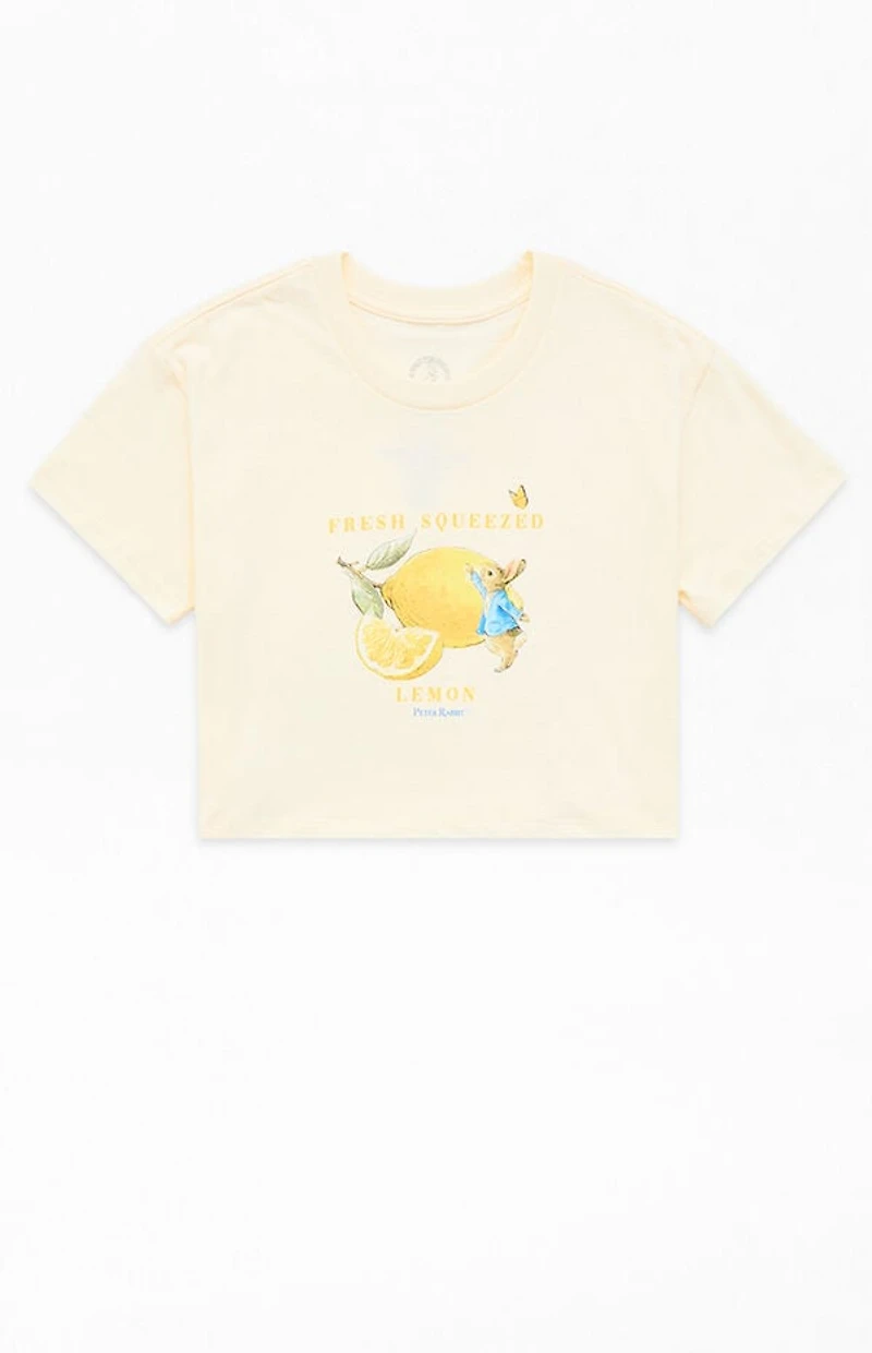 Kids Peter Rabbit Lemon Skimmer T-Shirt