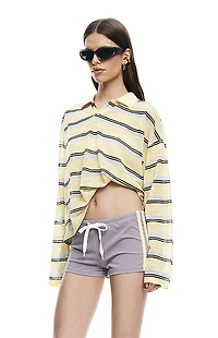 LIONESS Honey Striped Rebels Jersey Long Sleeve Top