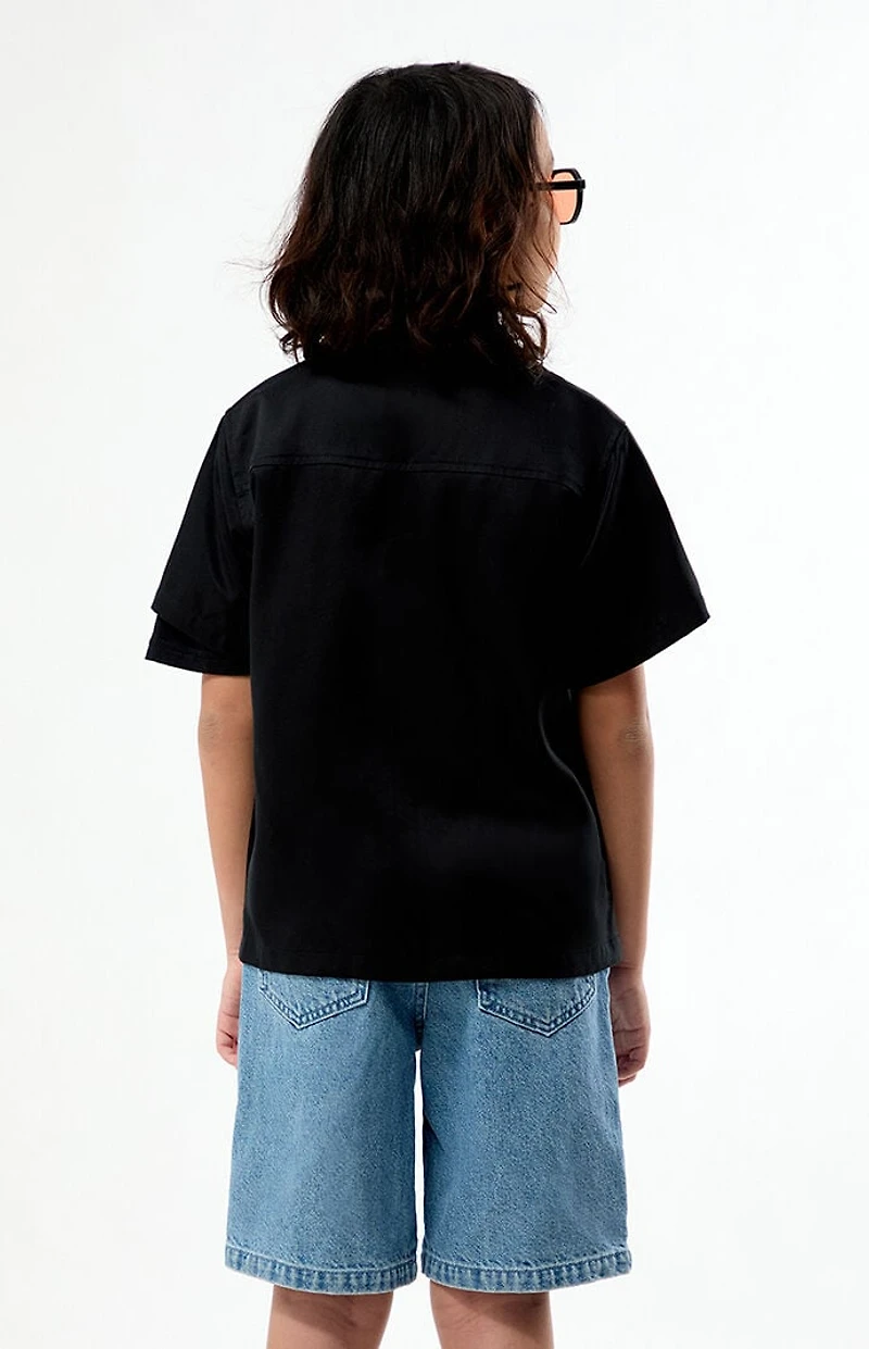 Pacsun Kids Medium Blue Baggy Denim Shorts