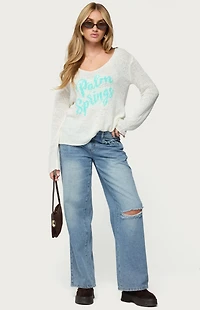 Edikted Palm Springs Light Knit Sweater