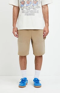 Pacsun Frasier Fleece Cutoff Carpenter Baggy Sweat Shorts