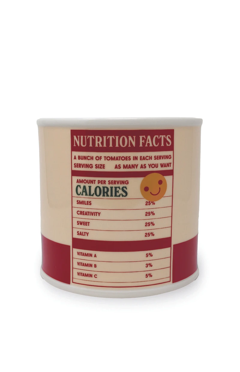 ban.do Tomato Can Ceramic Planter