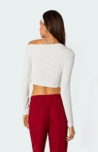 Edikted Winona Asymmetric Tie Top