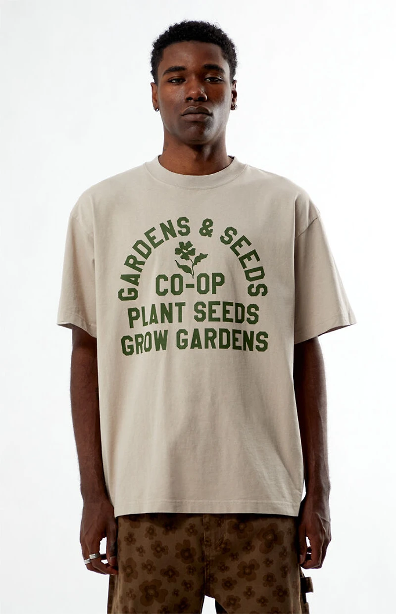 GARDENS & SEEDS Co-Op Statement T-Shirt
