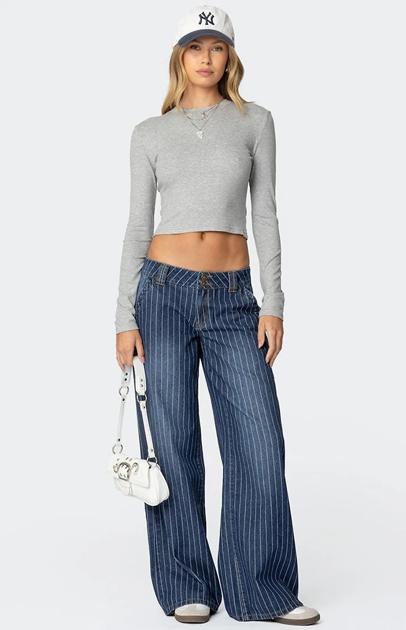 Edikted Mikayla Ribbed Knit Top