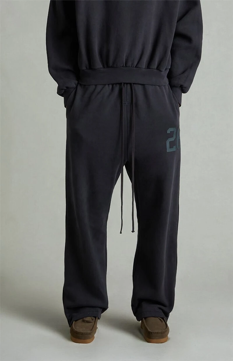 Fear of God ESSENTIALS Vintage Black Tear-Away Baggy Sweatpants