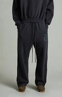 Fear of God ESSENTIALS Vintage Black Tear-Away Baggy Sweatpants