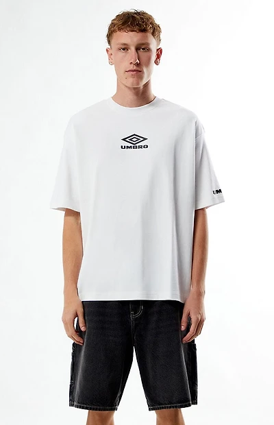 Umbro x PacSun White Short Sleeve T-Shirt