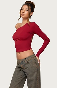 Edikted Mila Asymmetric Backless Top