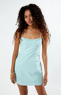 LA Hearts Floral Embroidered Mini Dress