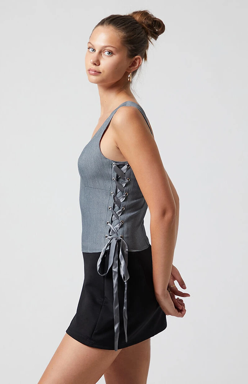 Beverly and Beck Sloane Lace-Up Corset