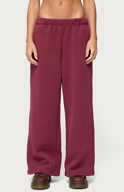 Edikted Basic Girl Wide Leg Sweatpants