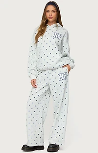 Edikted NY Babe Polka Dot Hoodie