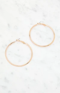 John Galt Gold Hoop Earrings